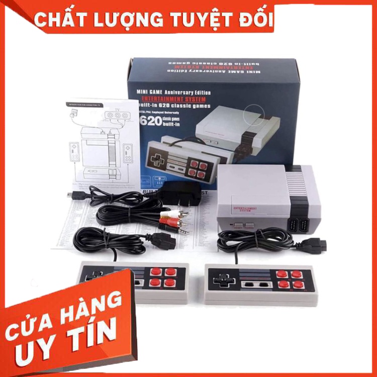 [HDMusictechnology] Máy chơi game 4 nút 2 người Famicom Coolbaby sẵn 620 Game