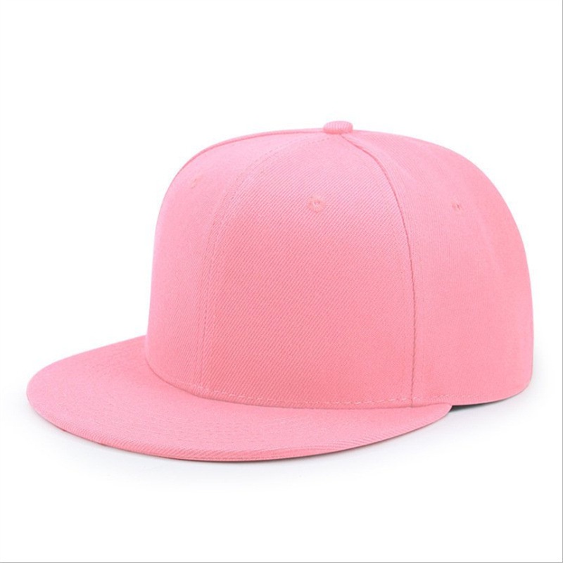 Mũ lưỡi trai vành phẳng màu sắc trơn phong cách hiphop đường phố
