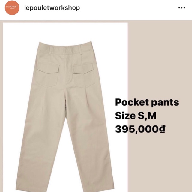 Quần POCKET PANTS