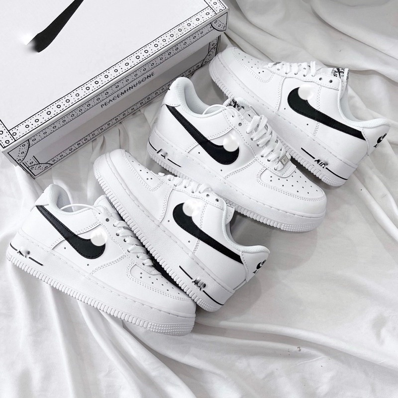 Giày thể thao trắng vạch đen, hàng full size nam nữ 36-43