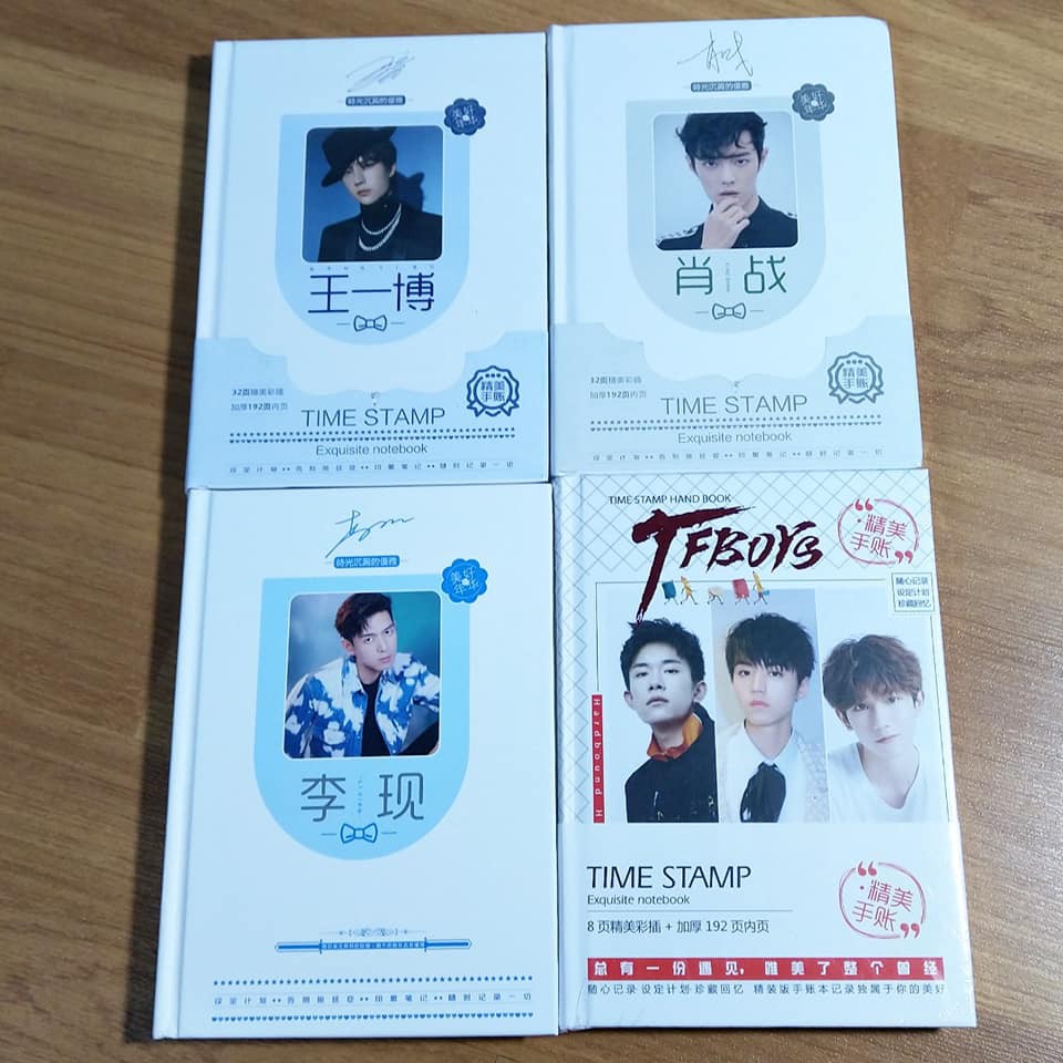 Sổ tay planner kế hoạch 365 ngày bìa cứng Lý Hiện, TFBOYS, Tiêu Chiến, Vương Nhất Bác