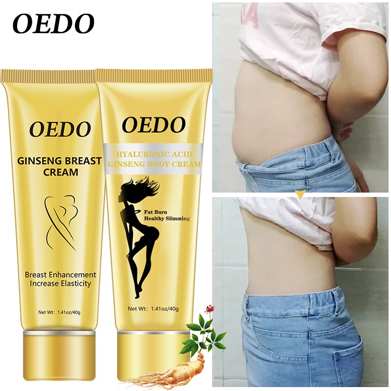 OEDO Bộ sản phẩm kem giảm béo Axit Hyaluronic và kem nở ngực nhân sâm tăng cường độ đàn hồi cho vòng 1 | BigBuy360 - bigbuy360.vn