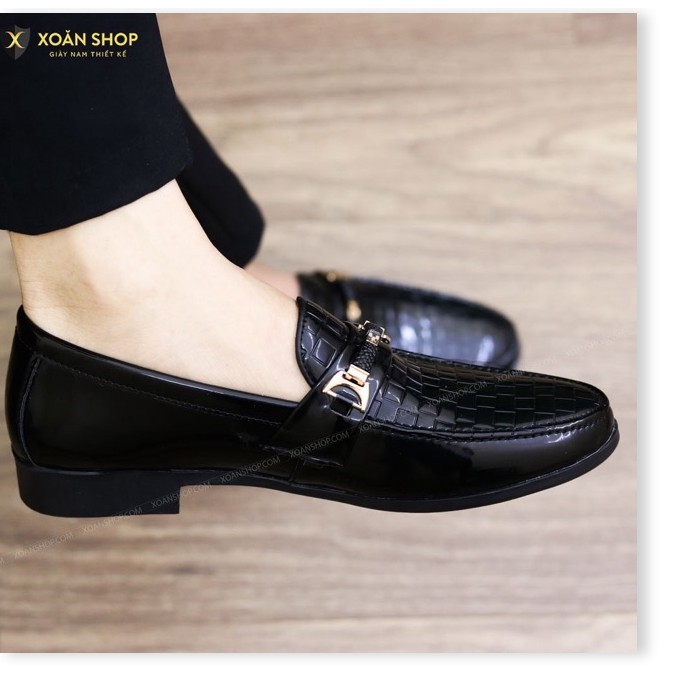 ♛  Giày lười nam Vân quai vàng kiểu mới Rẻ đẹp | BigBuy360 - bigbuy360.vn