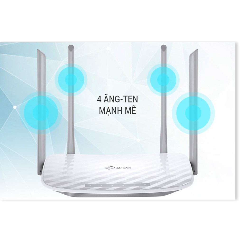 Router Wifi Băng Tần Kép AC1200 TP-Link Archer C50 - Hàng Chính Hãng