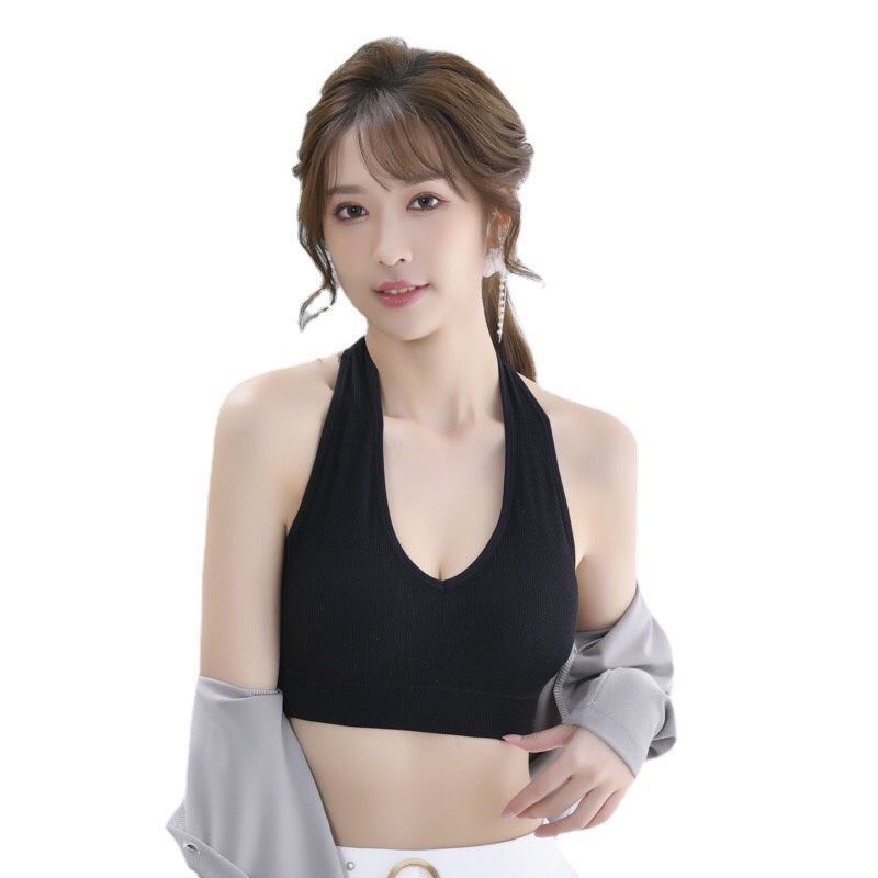 Áo bra yếm kèm mút chất thun co giãn siêu đẹp