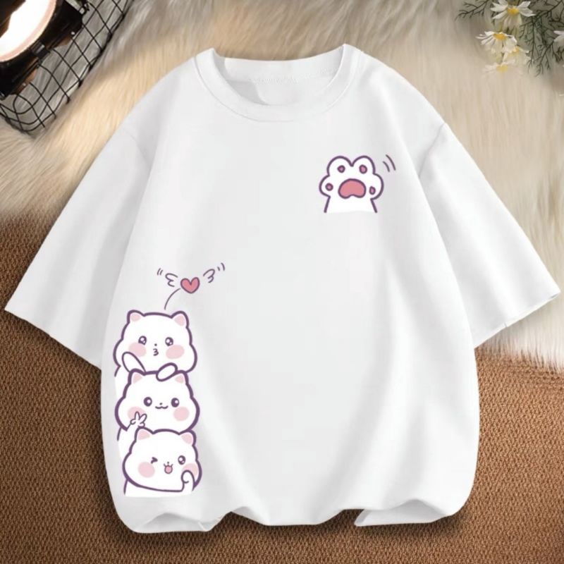 Áo thun nữ đủ size , 10 mẫu áo tay lỡ,phông thụng