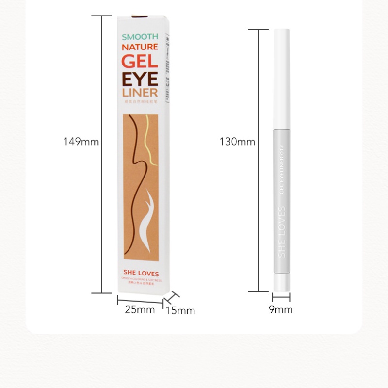 [Hàng mới về] Bút kẻ mắt SHE LOVES màu sắc thời trang siêu mịn chống thấm nước lâu trôi không nhòe