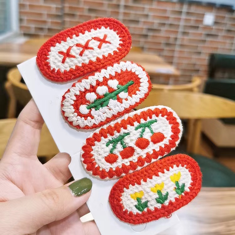 Kẹp Tóc Hình Quả Cherry Dễ Thương Cho Nữ