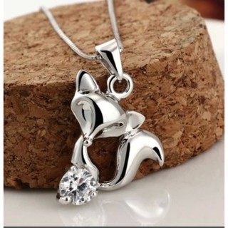 FREESHIPTỪ 50K chuyền bạc 925 mặt hồ ly đẹp (tặng vòng tay chỉ đỏ may mắn)