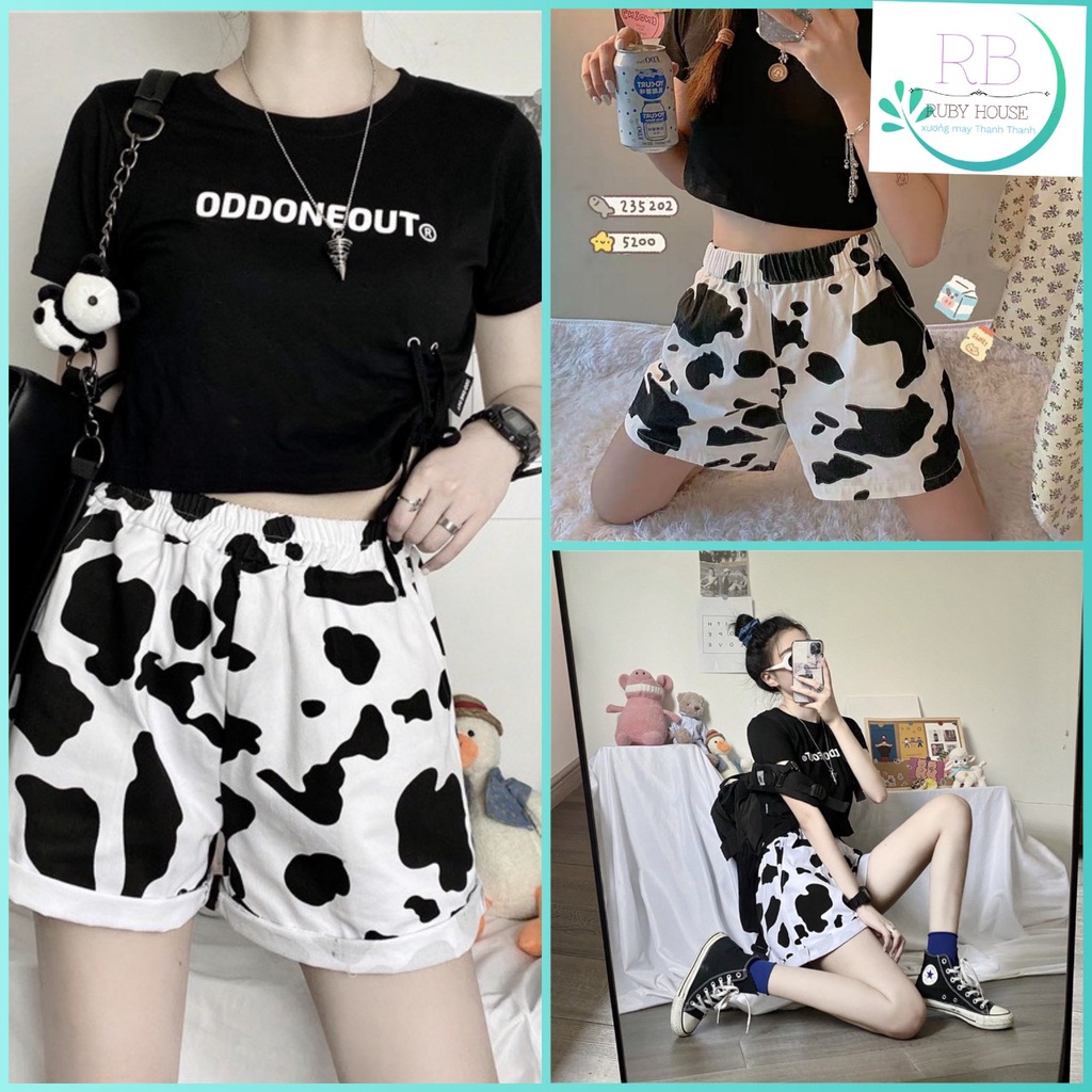 Quần đùi bò sữa RUBY chất LOẠI 1 mát, dầy mịn in 5d không nhòe, quần shorts thể thao mẫu mới