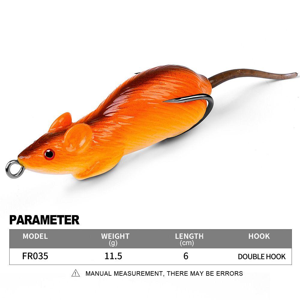 Mồi Câu Cá Zaijie 24 Con Chuột Giả