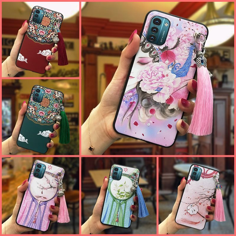 Chinese Style Back Cover Phone Case For Nokia G11/G21 Cover For Woman Anti-dust For Girls Dirt-resistant