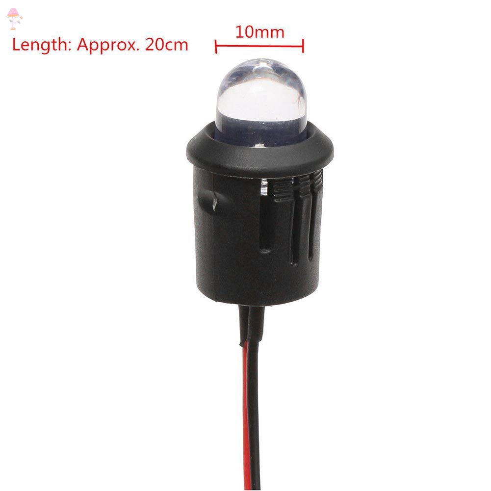 Set 10 dây bóng đèn LED 12V 10mm siêu sáng chất lượng cao