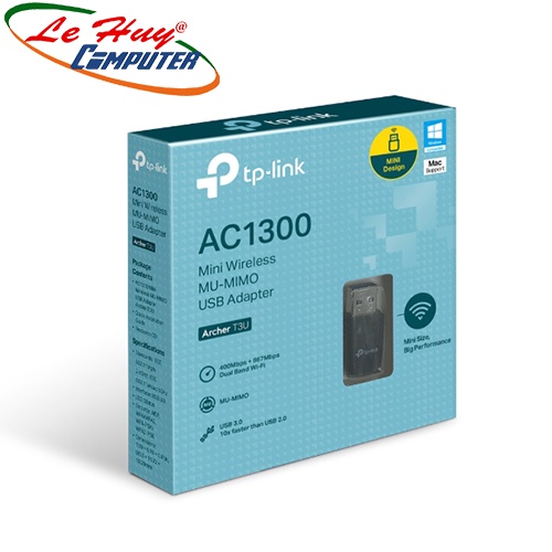 Bộ Thu Wifi TP-Link Archer T3U AC1300Mbps Hàng Chính Hãng