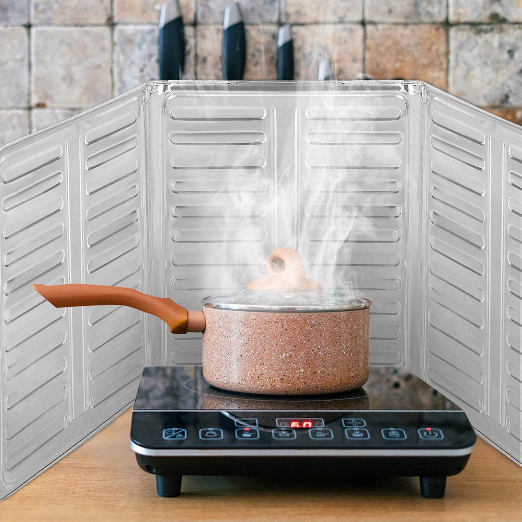 Tấm Lá Nhôm Chống Bắn Dầu Bảo Vệ Nhà Bếp