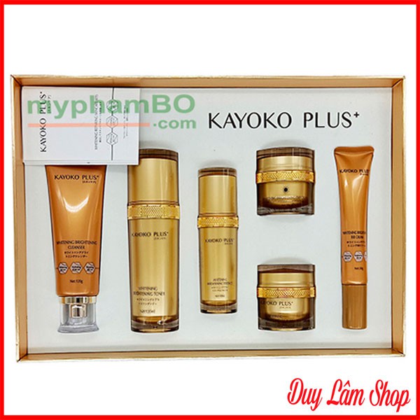 [Mã 254FMCGSALE giảm 8% đơn 500K] Bộ Mỹ Phẩm Kayoko Plus+ Vàng 6in1 Mới – Nhật bản