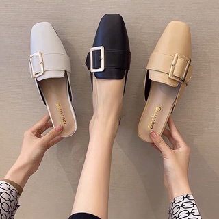 (TIỆM BÉ SURI) Sục da mũi vuông vintage hàng Quảng Châu