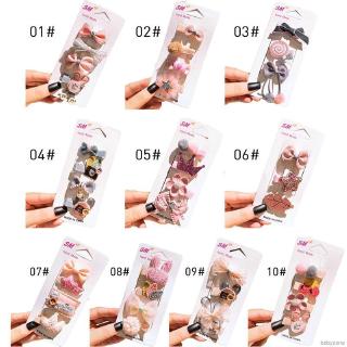 Set 4 kẹp tóc xinh xắn cho bé gái