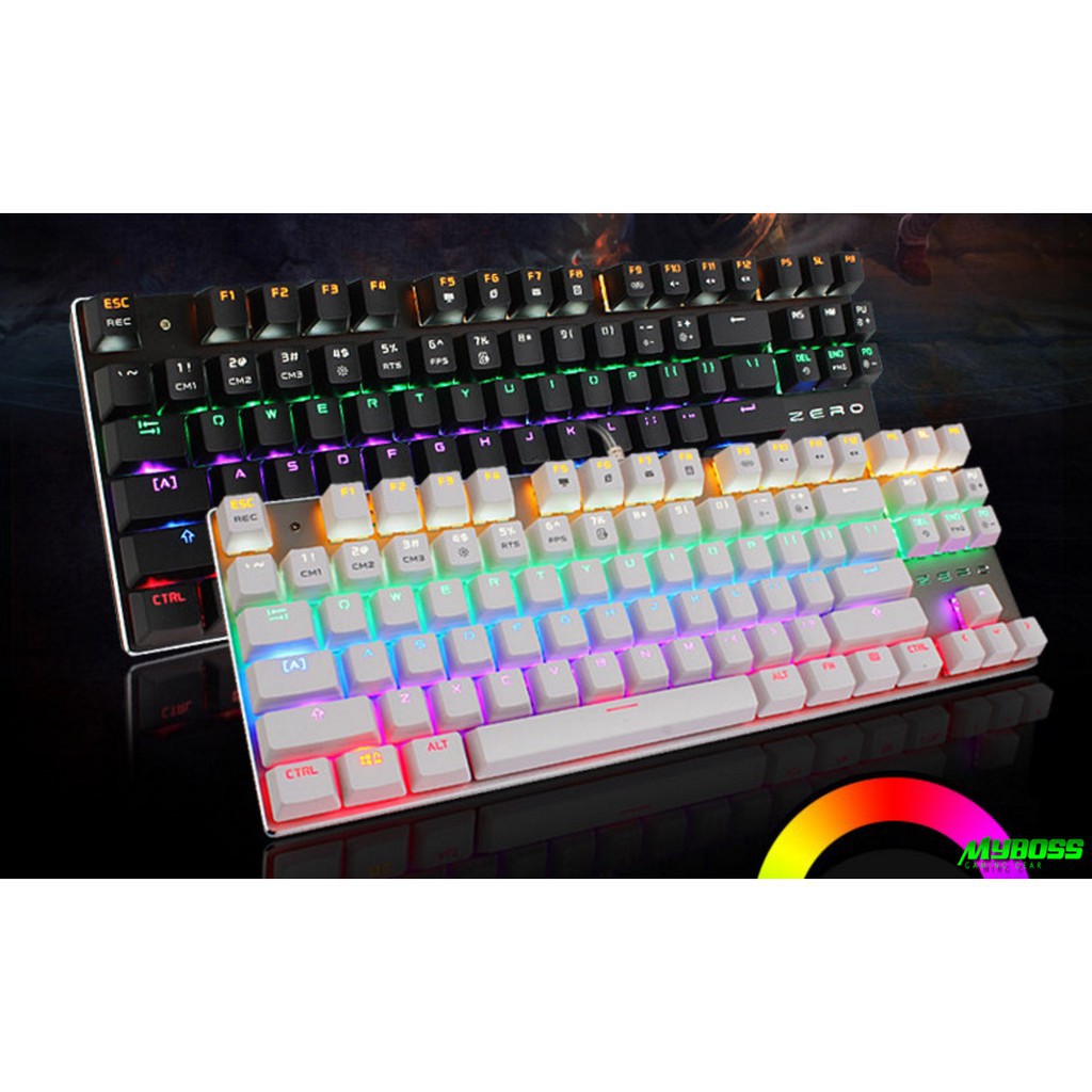 Bàn phím cơ Metoo Zero X51 Led RGB