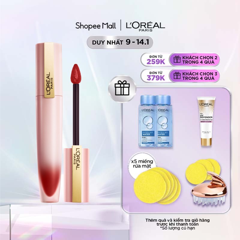 Son mịn lì cao cấp L'Oréal Paris Chiffon Signature 7ml