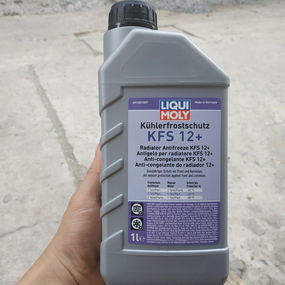 Nước làm mát Liqui Moly đỏ pha 1:1