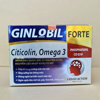 GINLOBIL FORTE tăng cường lưu thông tuần hoàn máu não