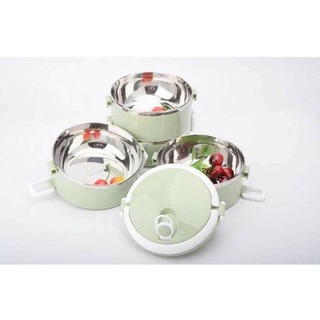Cặp Lồng Đựng Thức Ăn Nhiệt Lúa Mạch 4 Tầng