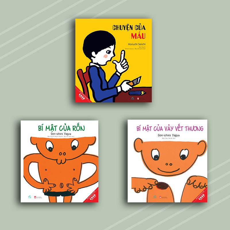 Sách Ehon Combo Khoa học cơ thể người phần 2 (3 cuốn)