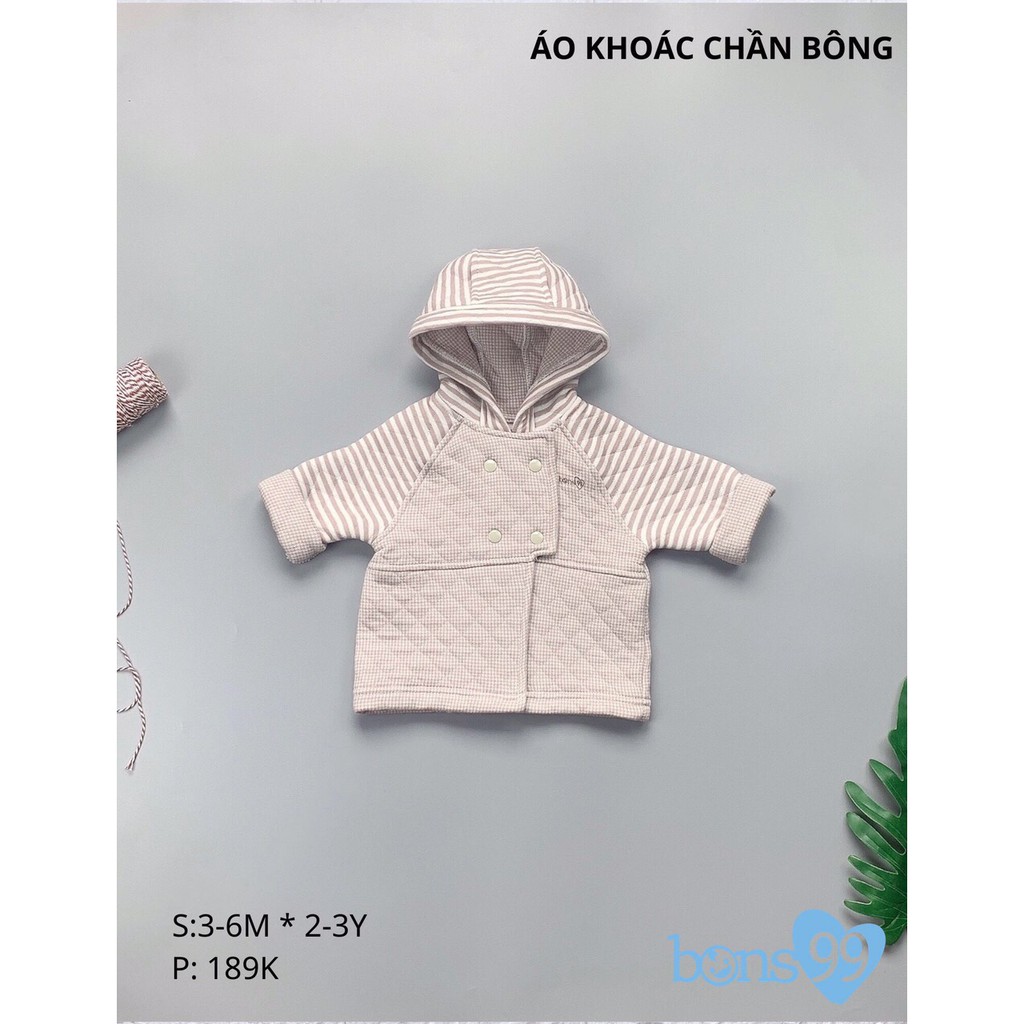 [BONS99] ÁO KHOÁC CHẦN BÔNG CÓ MŨ