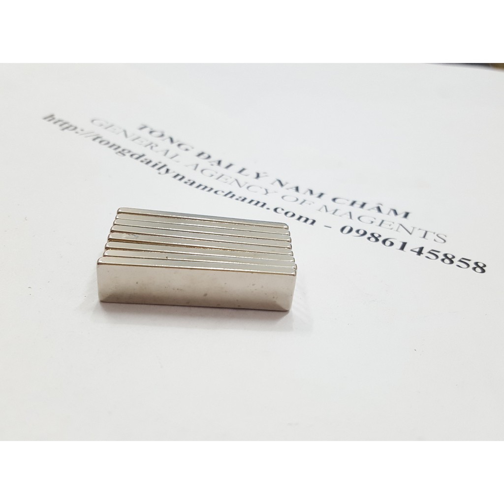 Nam châm đất hiếm 40x10x3mm, loại nam châm vĩnh cửu siêu mạnh