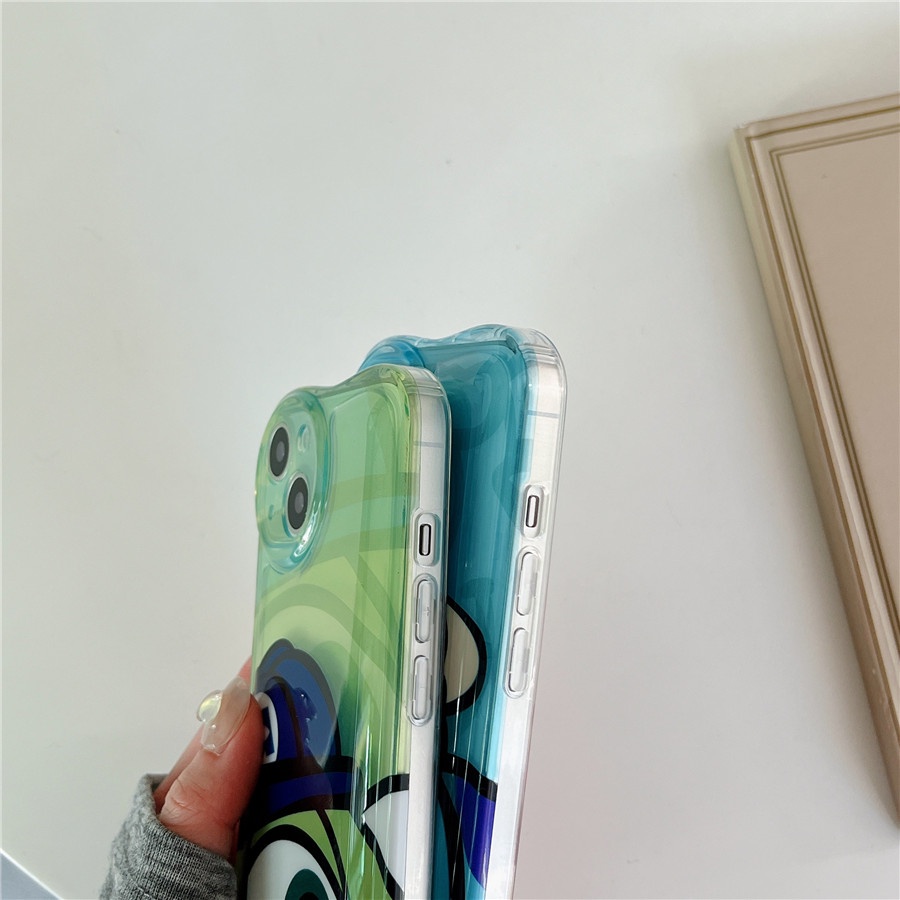 Ốp Điện Thoại Hình Quái Vật Mike Wazowski & James Cho iPhone 14 Pro Max iPhone 13 Pro Max iPhone 12 Pro Max iPhone 11 Pro Max Ốp Điện Thoại Silicone Sulley