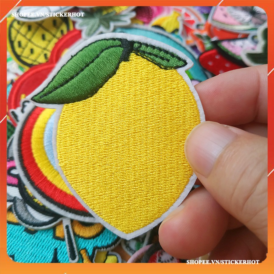 Miếng Dán Ủi Quần Áo, Sticker Vải Patch Thêu Hình Thiết Kế Siêu Dễ Thương Để Trang Trí Quần áo, Giầy, Túi Xách