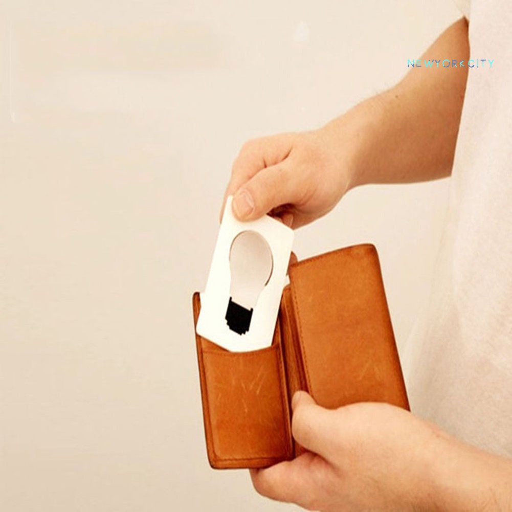 Ví Đựng Thẻ Tín Dụng Mini Siêu Mỏng Có Đèn LED Phong Cách Giáng Sinh