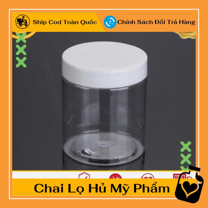 Hũ nhựa pet 250g đựng kem, chiết mỹ phẩm , phụ kiện du lịch , phụ kiện du lịch