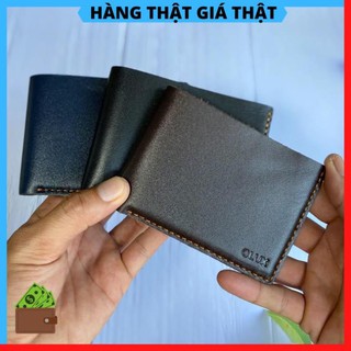 Ví nam, ví da bò thật nguyên tấm - phong cách trẻ trung hiện đại [HÀNG THẬT GIÁ THẬT]  [DA THẬT]