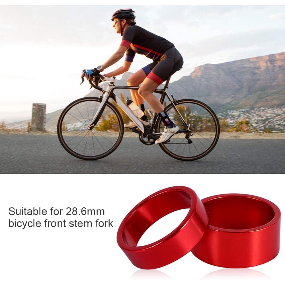 Vòng đệm chén cổ xe đạp 5/10/15/20mm bằng hợp kim nhôm thông dụng