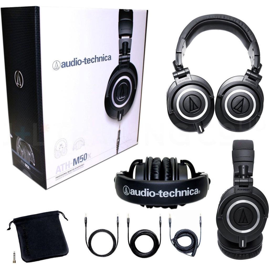 Tai Nghe Chụp Tai Audio Technica ATH-M20x, ATH-M30x, ATH-M40x, ATH-M50x Hàng Chính Hãng