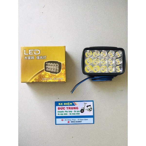 Đèn LED trợ sáng lắp ngoài xe điện, xe máy