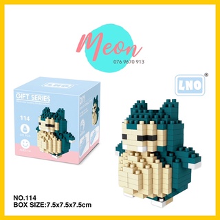 Mini Block | Đồ chơi xếp hình lego | - Haunter Pokemon - 176 miếng - Size S