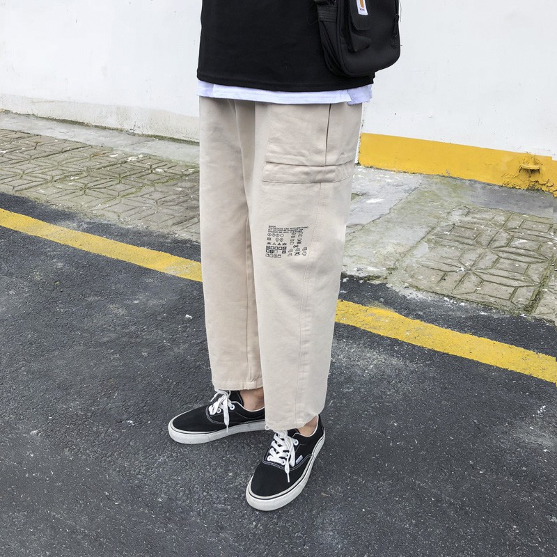 Quần Dài Ống Rộng Phong Cách Hàn Quốc Dành Cho Nam Size S-3Xl | BigBuy360 - bigbuy360.vn