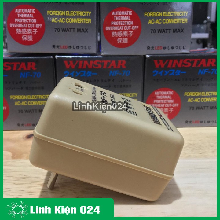 Bộ Chuyển Đổi Điện Winstar NF-70 220VAC- 110VAC 70W
