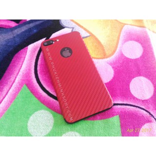 2 MIẾNG DÁN MẶT LƯNG CARBON đỏ iPhone