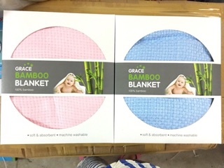 Chăn Lưới Sợi Tre Bamboo Blanket 1*1,5m