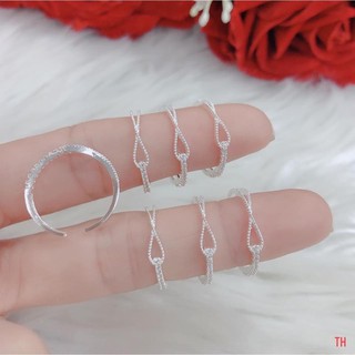 Nhẫn bạc nữ - Nhẫn mini mới bạc 925