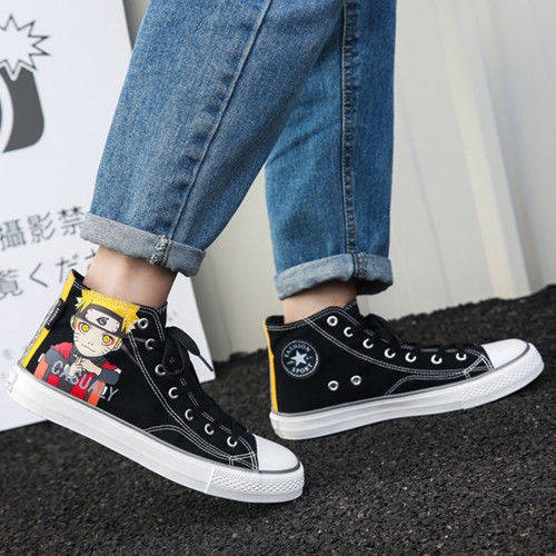 One Piece Breathable Trend Anime All-match Anime Graffiti giày nam | BigBuy360 - bigbuy360.vn