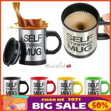 Cốc Pha Cà Phê Thông Minh Tự Khuấy Self Stirring Mug, Dùng Pin Tiện Dụng - AQ