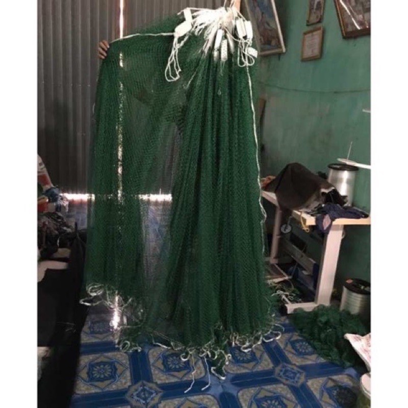 Lưới vét cá bằng dù cao 2m dài 30m chất liệu dù hàng thái lan hàng gia công y hình giá rẻ giảm giá sele y hình