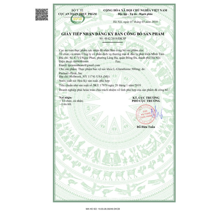 Viên uống trắng da Puritan's Pride L-Glutathione 500mg 30 viên | BigBuy360 - bigbuy360.vn