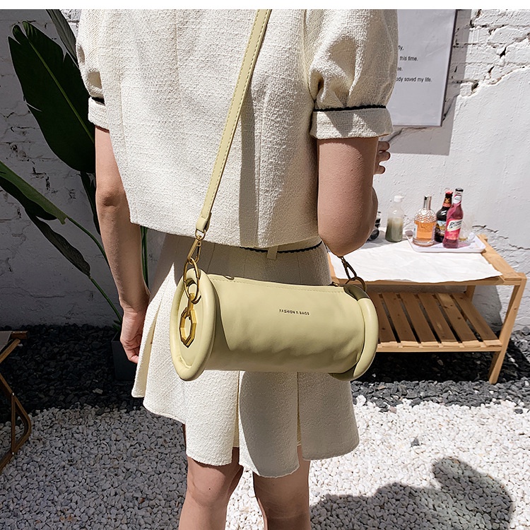 Túi đeo vai IELGY hình trụ dễ phối đồ thời trang cho nữ