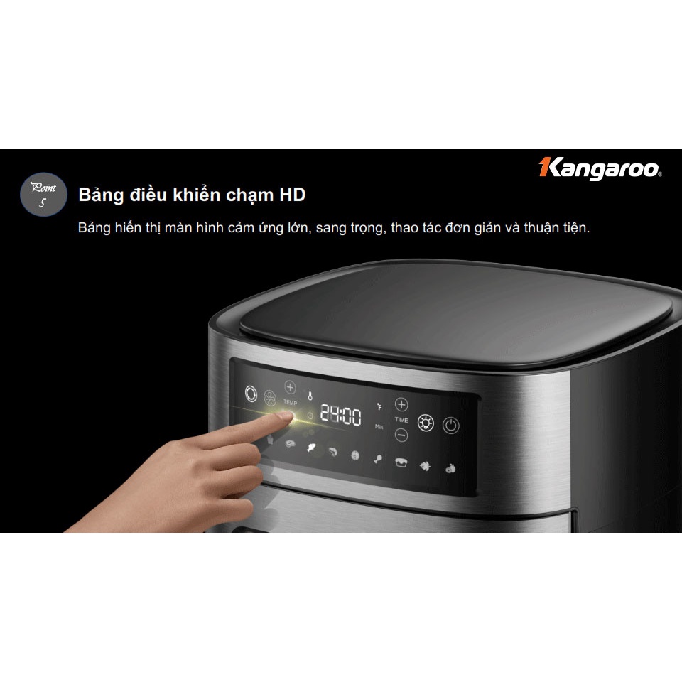 Lò chiên không dầu 12L Kangaroo KG12AF1A